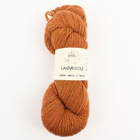 Lanivendole Italian Yarns & Fibers Fingering Wool Alpaca Cashmere Blend Cannella - Picture 1 of 3